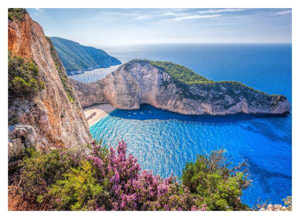 Kép - Navagio strand, Görögország (70x50 cm)