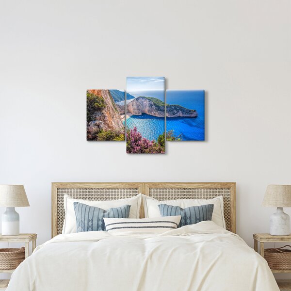 Kép - Navagio strand, Görögország (90x60 cm)
