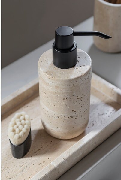 Bézs kő szappanadagoló 250 ml Travertine – Mette Ditmer Denmark