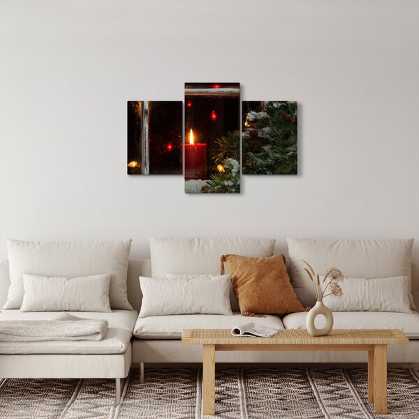 Kép - Izzó karácsonyi gyertya (90x60 cm)