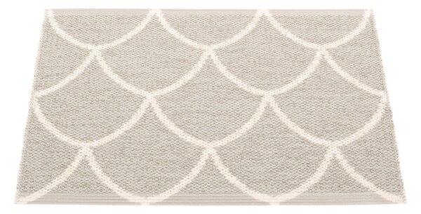 Krémszínű kültéri-beltéri szőnyeg 70x50 cm Kotte Linen – Pappelina