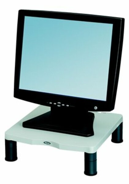 Monitorállvány, FELLOWES Standard, platinaszürke. (IFW91712)