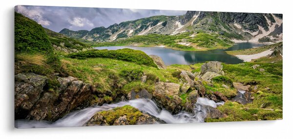 Kép - Kilátás a Rila hegyre (120x50 cm)