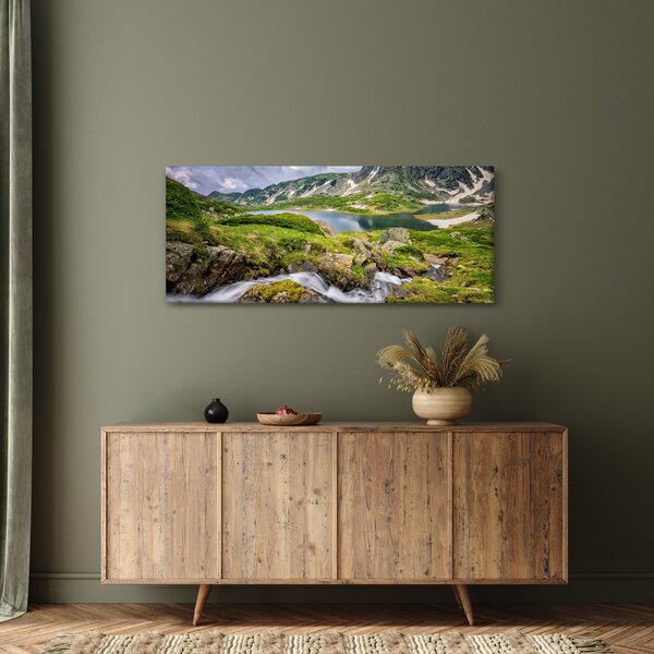 Kép - Kilátás a Rila hegyre (120x50 cm)