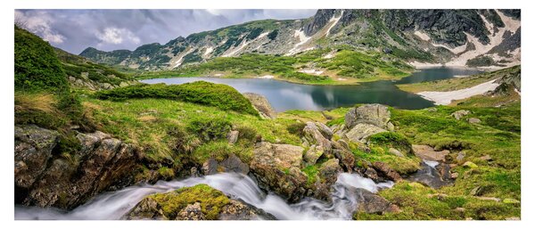 Kép - Kilátás a Rila hegyre (120x50 cm)