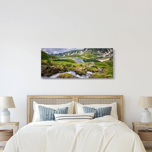 Kép - Kilátás a Rila hegyre (120x50 cm)