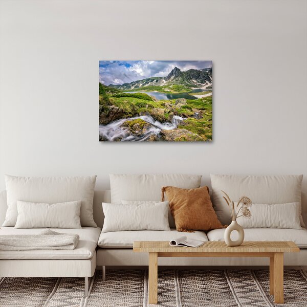 Kép - Kilátás a Rila hegyre (70x50 cm)