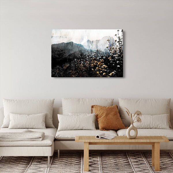 Kép - Vadvirágok illusztrációja (90x60 cm)