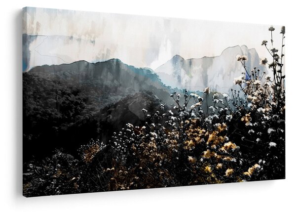 Kép - Vadvirágok illusztrációja (90x60 cm)