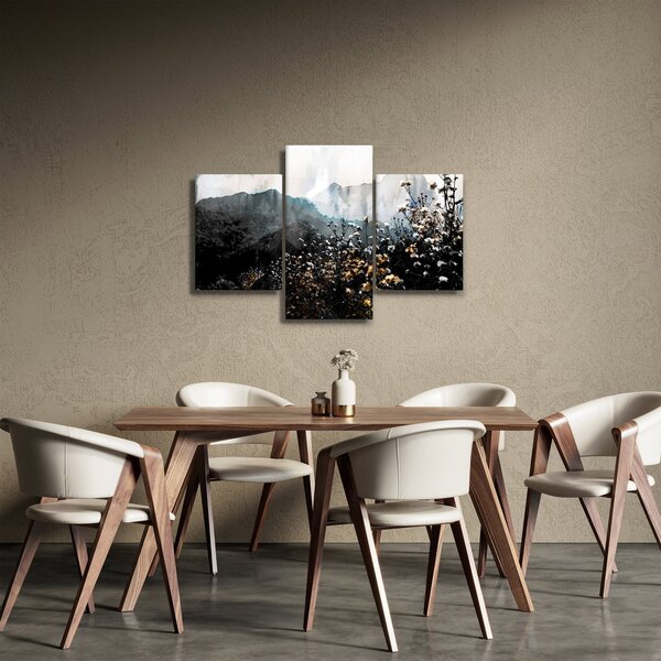 Kép - Vadvirágok illusztrációja (90x60 cm)