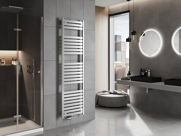 Favi 2 Radiator Mexen Uran fürdőszobai radiátor 1800 x 500 mm, 633 W, króm - W105-1800 ...