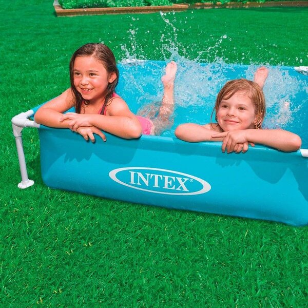 Intex Metal medence 1,22m x 1,22m x 30cm, kék (57173)