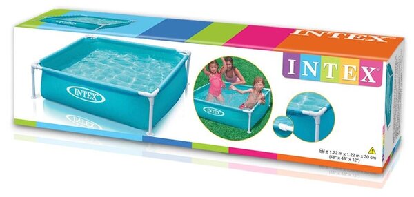 Intex Metal medence 1,22m x 1,22m x 30cm, kék (57173)