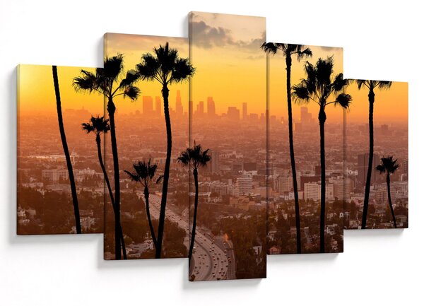 Kép - Los Angeles panorámája (150x105 cm)