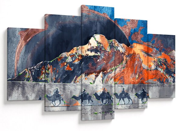 Kép - A sweathouse-ok illusztrációja (150x105 cm)