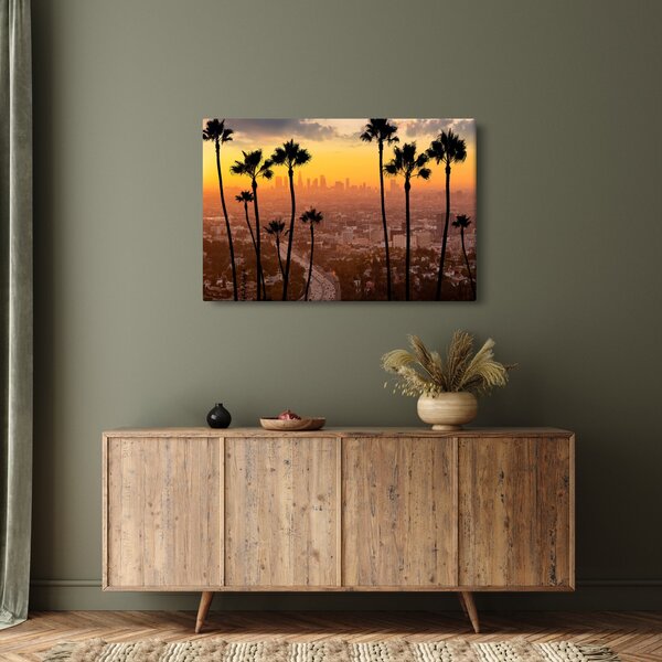 Kép - Los Angeles panorámája (90x60 cm)
