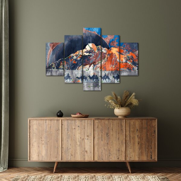 Kép - A sweathouse-ok illusztrációja (150x105 cm)