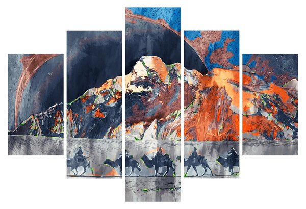 Kép - A sweathouse-ok illusztrációja (150x105 cm)