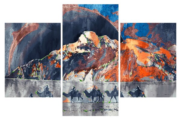 Kép - A sweathouse-ok illusztrációja (90x60 cm)