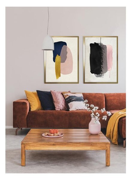 Black gray and pink spot kép