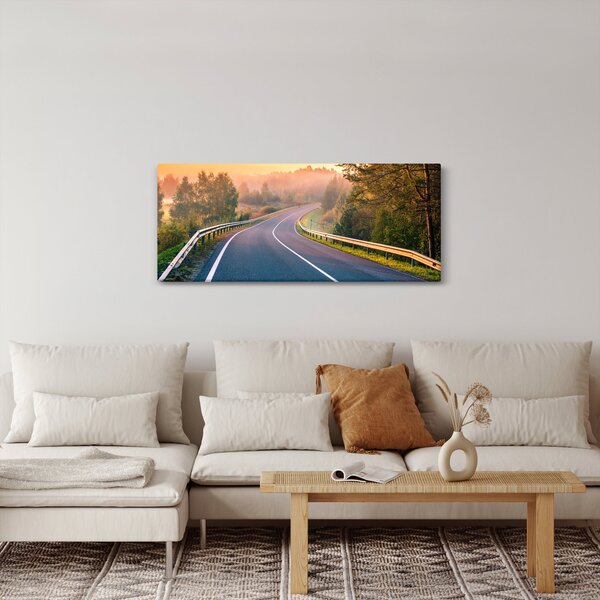 Kép - Az utazás napfelkeltekor (120x50 cm)