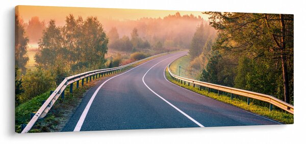 Kép - Az utazás napfelkeltekor (120x50 cm)