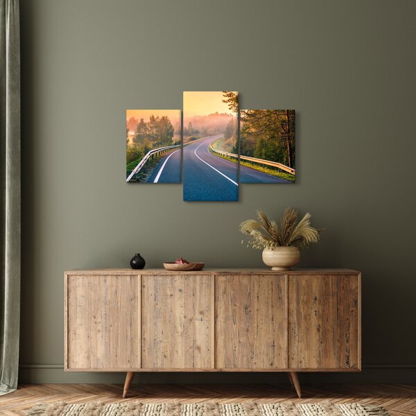 Kép - Az utazás napfelkeltekor (90x60 cm)