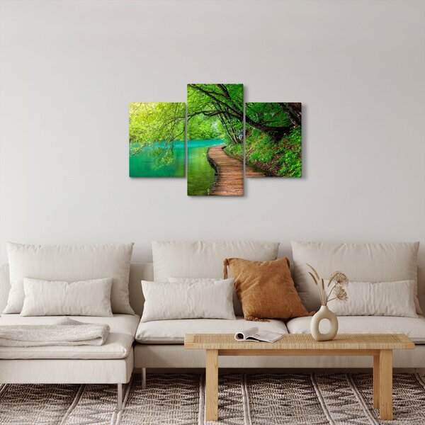 Kép - Plitvicei-tavak (90x60 cm)