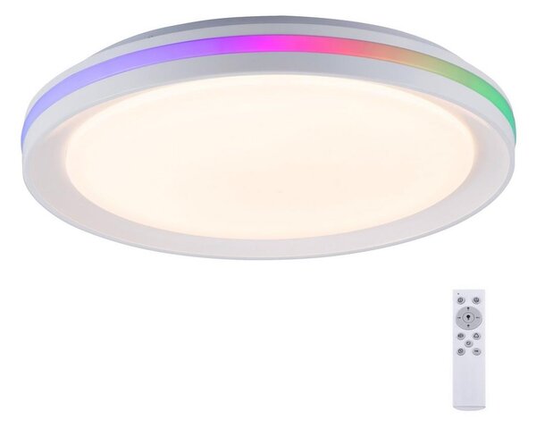 Leuchten Direkt Leuchten Direkt 15544-16 - LED RGB Dimmelhető mennyezeti lámpa RIBBON 15W/230V + távirányító W2841
