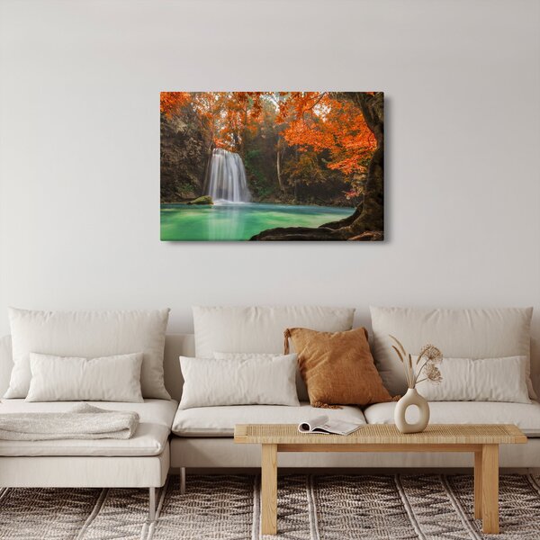 Kép - Vízesés Thaiföldön (90x60 cm)
