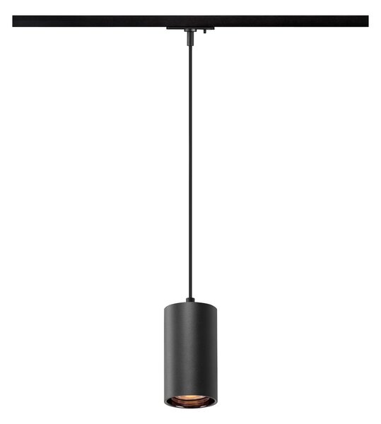 Spotlámpa SLV, Asto Tube, dimmable, Fekete, Étkező, Alumínium, Modern
