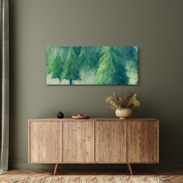 Kép - Festett tűlevelűek (120x50 cm)