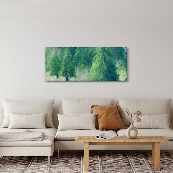 Kép - Festett tűlevelűek (120x50 cm)