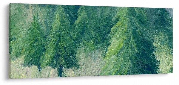 Kép - Festett tűlevelűek (120x50 cm)