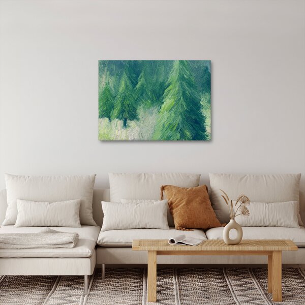 Kép - Festett tűlevelűek (70x50 cm)