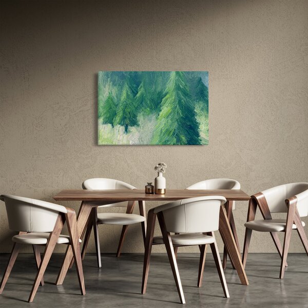 Kép - Festett tűlevelűek (90x60 cm)