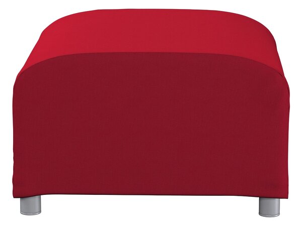 Klippan puff huzat termék színe piros szövet fonott