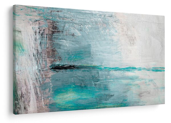 Kép - Absztrakt olajfestmény (90x60 cm)