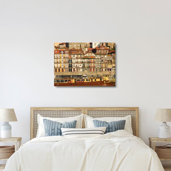 Kép - Vízparti negyed, Portugália (70x50 cm)