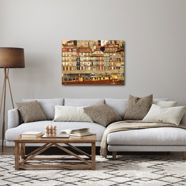 Kép - Vízparti negyed, Portugália (70x50 cm)