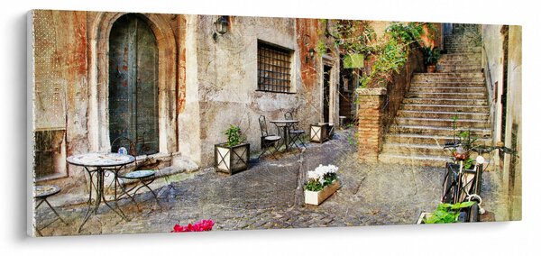 Kép - Róma régi utcái (120x50 cm)
