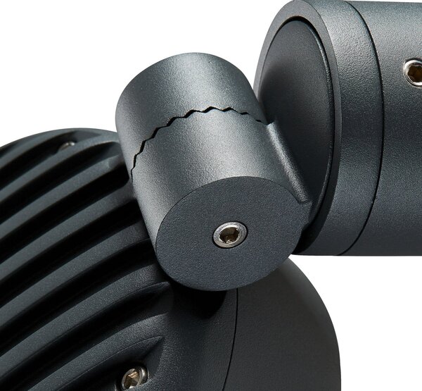 Kültéri Lámpa SLV, Eskina, dimmable, Fekete, Erkély, Alumínium, Modern