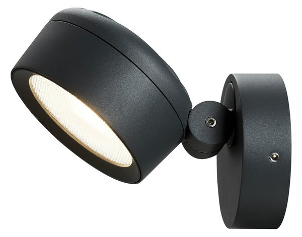 Kültéri Lámpa SLV, Eskina, dimmable, Fekete, Erkély, Alumínium, Modern