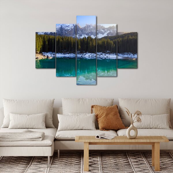 Kép - Karersee tó (150x105 cm)