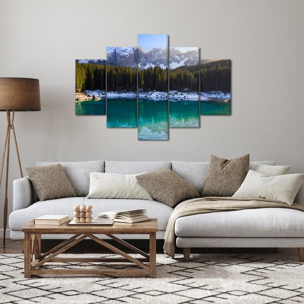Kép - Karersee tó (150x105 cm)