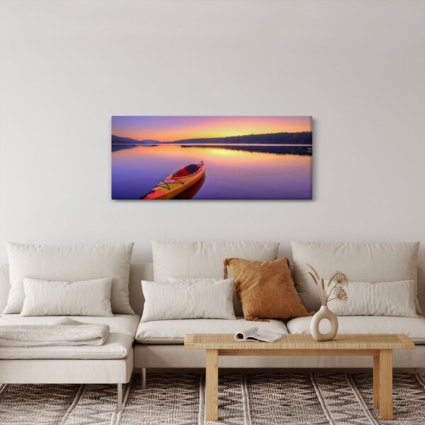 Kép - Kajak a tavon (120x50 cm)