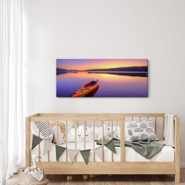 Kép - Kajak a tavon (120x50 cm)