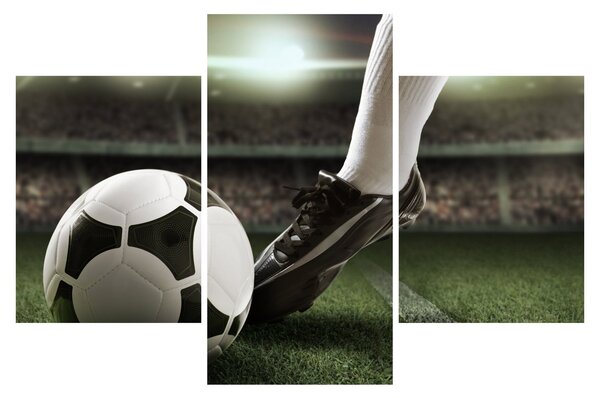 Kép - Futball labda (90x60 cm)