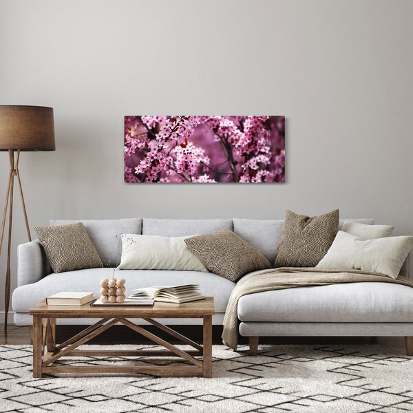 Kép - Rózsaszín sakura (120x50 cm)