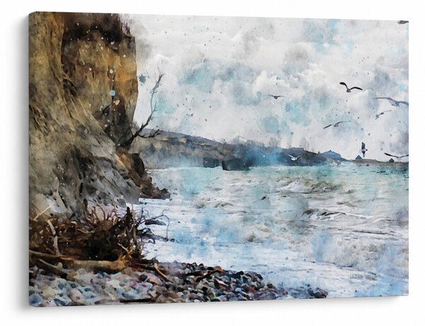 Kép - Zátony, akvarell (70x50 cm)